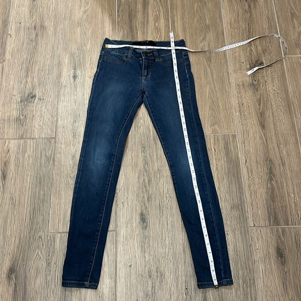 Joes Jeans Girls Size 12 Stretchy Comfy Skinny Vintage Y2K Medium Blue Nordstrom - Picture 7 of 14